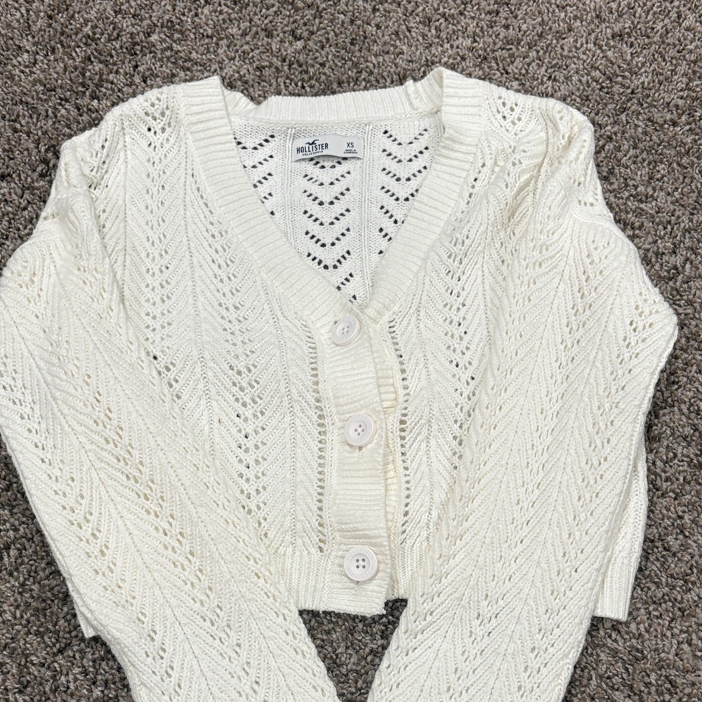Hollister Women's Ivory Cardigan
